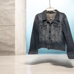 Old Navy Dark Washed Blue Jean Jacket